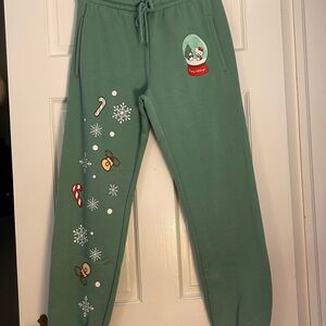 Hello Kitty Holiday Joggers Size Large